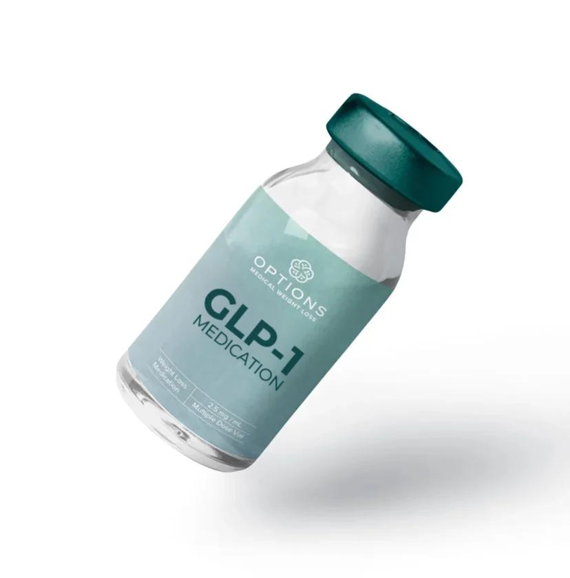 A vial of GLP-1.